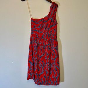 Southern Frock One Shoulder Dress